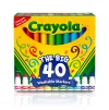 40 Ct. Ultra Clean Washable Broad line Markers