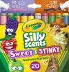 20 Ct. Silly Scents Washable Markers