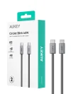สายชาร์จเร็ว AUKEY 60W Circlet CC USB-C to USB-C Cable สายไนล่อนถัก | CB-CD45