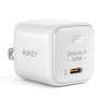 AUKEY PA-B1L OMNIA II MINI 30W USB-C PD CHARGER WITH GAN POWER TECH WHITE