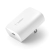 BELKIN USB-C PD AND PPS 1 PORT 30W 9V/2.77 WALL CHARGER - WHITE