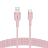 Belkin Boos Charge Pro Flex Cable 30W/3A สายชาร์จ USB-A to USB-C (1 เมตร) – Pink
