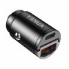 ที่ชาร์จแบตในรถ AUKEY Car Charger 1 USB-A (12W) / 1 USB-C (PD30W) Black