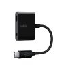 BELKIN USB-C TO 3.5 MM AUDIO + USB-C CHARGE ADAPTER ,BLACK ( NPA004BTBK)