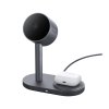 ที่ชาร์จไร้สาย AUKEY 2-in-1 Qi2.2 Wireless Charger Magnetic Stand 25W Gray