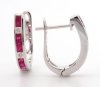 9K Earring White Gold