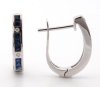9K Earring White Gold