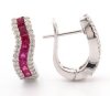 9K Earring White Gold