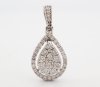 9K Pendant White Gold