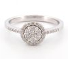 9K Ring White Gold
