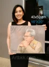 ของขวัญเกษียณอายุราชการสุดพิเศษ ภาพวาดสีน้ำมันพอร์ตเทรตจากรูปถ่าย วาดมือของขวัญเกษียณอายุราชการสุดพิเศษ ภาพวาดสีน้ำมันพอร์ตเทรตจากรูปถ่าย วาดมือแฮนด์เมด