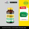 (แถมกระเป๋าโปรเฉพาะงาน) VITAMIN C WITH ROSE HIP & ZINC - ผิวใสขึ้น โอกาสเกิดสิวน้อยลง ลดอาการระคายเคือง อักเสบ และสร้างภูมิคุ้มกันให้ร่างกายสูงสุด