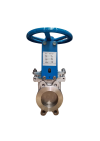 knife gate valve,metal,rising stem#QBZ73W-10K