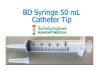 BD syringe 50 mL (Catheter Tip) (309620) (1 อัน)