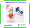 Durable Adjustable Peep Valve 5-20cm (AV0037) สำหรับผู้ใหญ่ ชุดวาล์วควบคุมแรงดันบวก