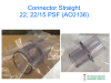 ข้อต่อ Connector Straight 22, 22/15 PSF (AC0136)