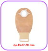 ถุงอุจจาระ Convatec Natura Drainable Pouch ขุ่น มีตัวกรองกลิ่น ระบายแก๊ส 70 mm (416423) (1 ชิ้น)