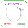 Mic-Key Continuous Feed Extension Set - Avanos (0121-12) สายให้อาหารแบบต่อเนื่องด้วยเครื่องปั๊ม (1เส้น)
