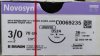 เข็มติดไหมละลาย Novosyn U 3/0 70cm DS24 (exp 09-2026) (1 ซอง)