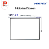 Vertex : Motorized Screen 150" 4:3