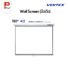 Vertex : Wall Screen 150" 4:3