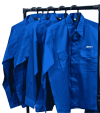 เสื้อช็อปสีน้ำเงิน (ฝ่ายผลิต)