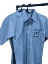 เสื้อเชิ๊ตลายทางสีฟ้าแขนสั้น (เจ้าหน้าที่)