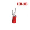 Insulated Spade Terminal หางปลาแฉกหุ้ม (100 ตัว) ECOLUG