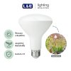 หลอดไฟปลูกพืช GLOW LIGHT PAR30 100-240VAC 12W E27 IP44 L&E
