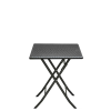 FR-60 : FOLDING SQUARE TABLE WITH RATTAN DESIGN