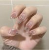 Nail Art - Pink Sparkle Press