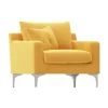 Chic 1-Seater Yellow Sofa