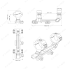 X-ACCU ขากล้อง วง 30mm ราง 21mm. ระดับน้ำ One Piece Picatinny Cantilever ACD Mount