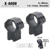 X-ACCU ขากล้องปรับระดับ วง 30mm ราง 11mm. Dovetail