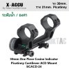 X-ACCU ขากล้อง วง 30mm ราง 21mm. ระดับน้ำ องศา One Piece Cosine Indicator Picatinny Cantilever ACD Mount