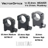 Vector Optics ขากล้อง วง 25.4mm ราง 21mm. Picatinny CNC Made