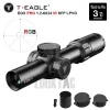 T-EAGLE EOX PRO 1.2-6X24 IR SFP LPVO กล้องยิงเร็ว