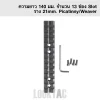 ราง Picatinny / Weaver Rail ขนาด 21mm ความยาว 140mm 13 ช่อง