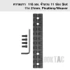 ราง Picatinny  Weaver Rail ขนาด 21mm ความยาว 118mm 11 ช่อง