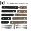 m-lok-polymer-picatinny-rail-set-5pcs-black-tan 2