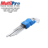 MULTIPRO Kunci L Ballpoint Panjang 9 pcs / Hex Key Ballpoint
