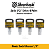 Sherlock Mata Sock 6 Pt 1/2 Inch Chrome Vanadium