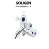 Soligen Kran Cabang PVC SC-13C Kran Double Warna Chrome
