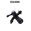 Kran Cabang PVC Soligen S-13 Kran Double Warna Hitam