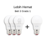 Paket 4 Lampu Bohlam LED In-Lite INB010 Value Series