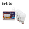 IN-LITE LAMPU BULB INB007 PUTIH PAKET 2 GRATIS 1