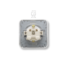 Stop Kontak IB BROCO Gracio 4151-55 White - SNI