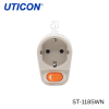 Stop Kontak Arde + Saklar Uticon ST-118SWN 1 Slot