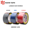 NACHI Lakban Kain Cloth Tape 46mm x 12m, Hitam, Biru, Merah Nachi