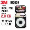 3M Scotch Double Tape 110-M12 - Perekat Serbaguna untuk Interior